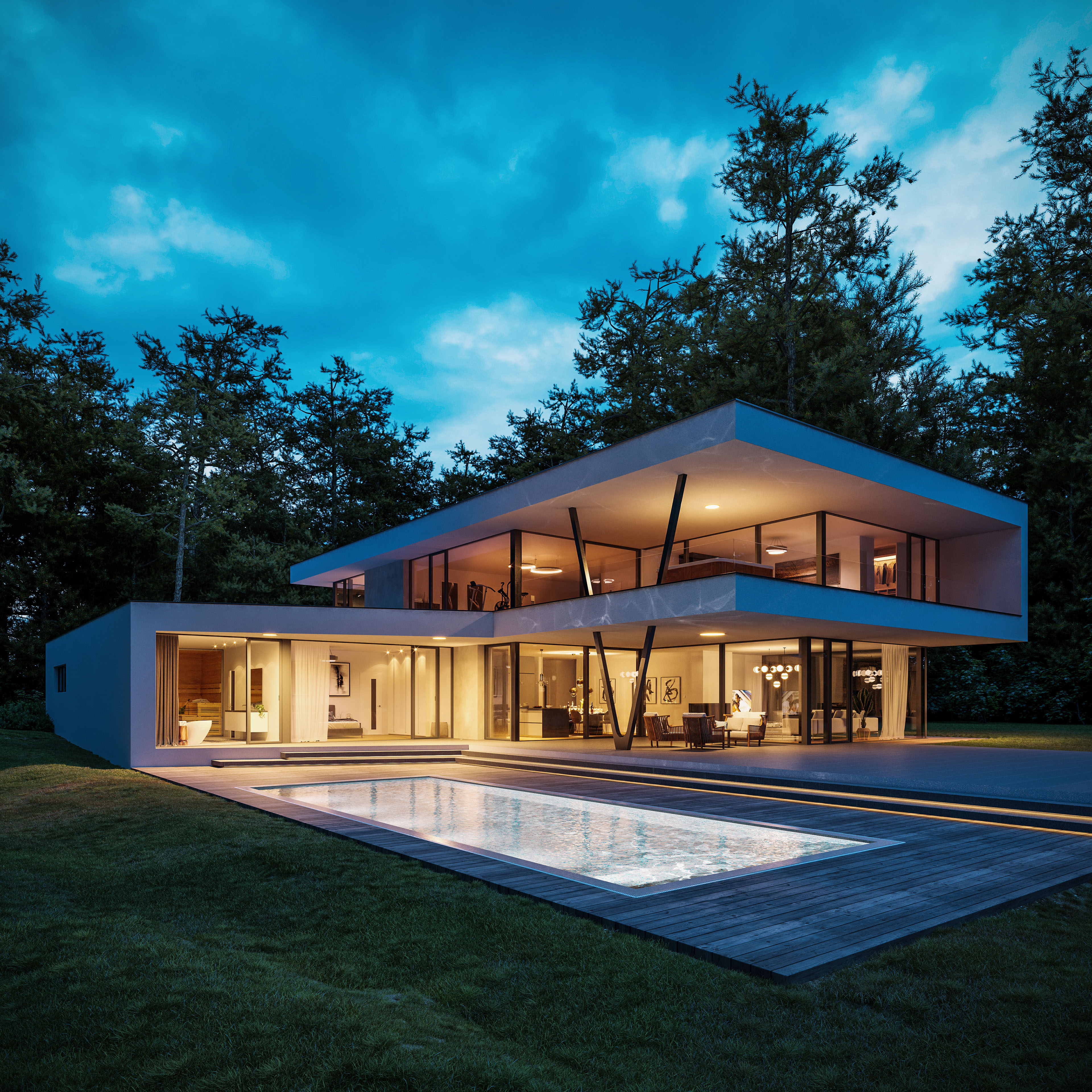 Photorealistic architectural visualization